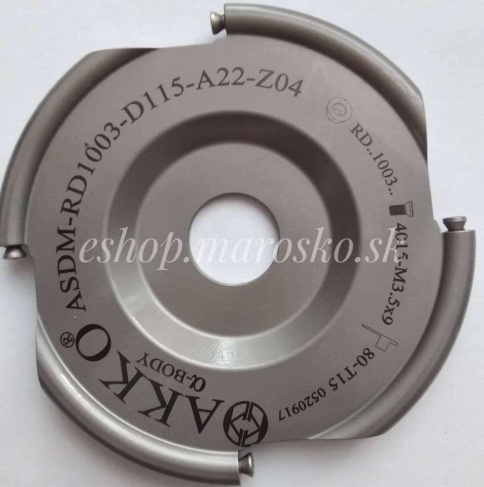 Frézovací kotúč AKKO ASDM-RD1003-D115-A22-Z04