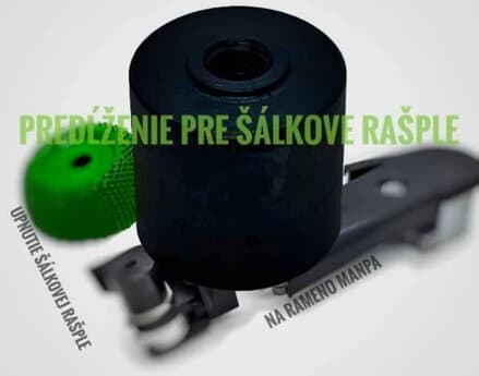Predĺženie na šálkové rašple na rameno Manpa