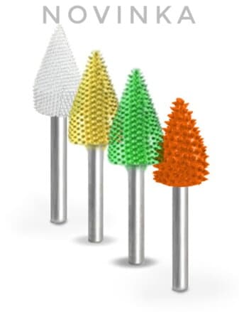 Špičatý válec pr. 9,5 mm, stopka 3,2 mm