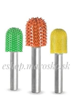 Válec s kulatým vrcholem pr. 13 mm, stopka 6 mm