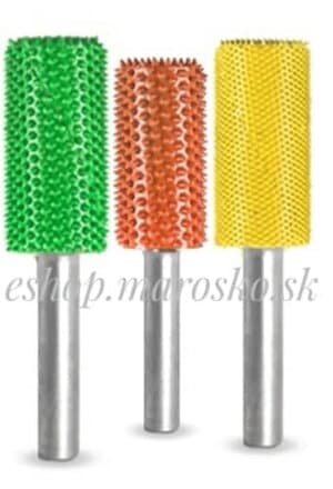 Dlouhý válec s činným čelem pr. 16 mm, stopka 6 mm