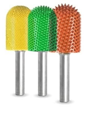 Válec s kulatým vrcholem pr. 19 mm, stopka 6 mm
