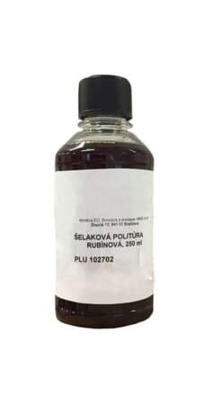 Šelaková politúra, rubínová, 250 ml