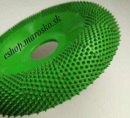 Jehličková rašple oblá bez otvorů, Ø 100 mm, hrubá